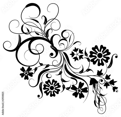 floral element for design