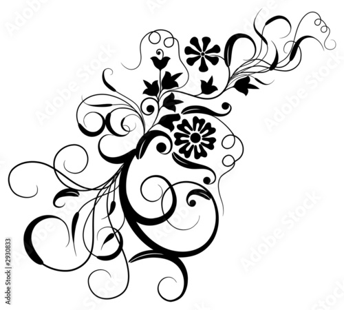 floral element for design