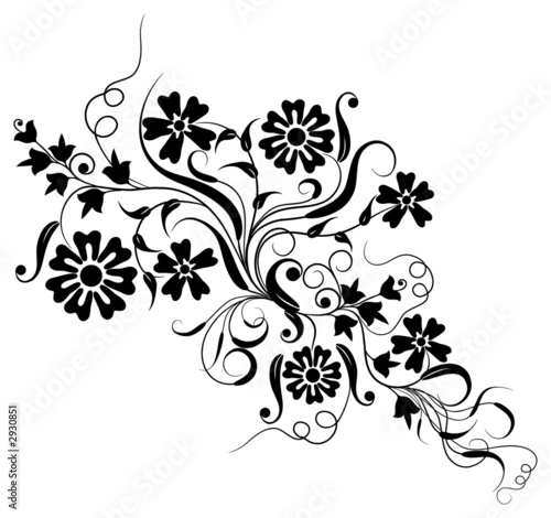 floral element for design