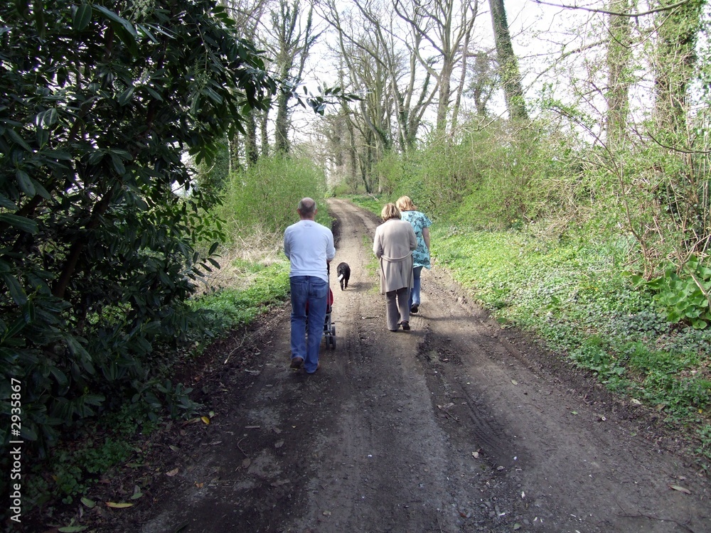 family in the country