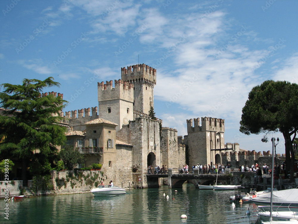 the scaliger castle of sirmione