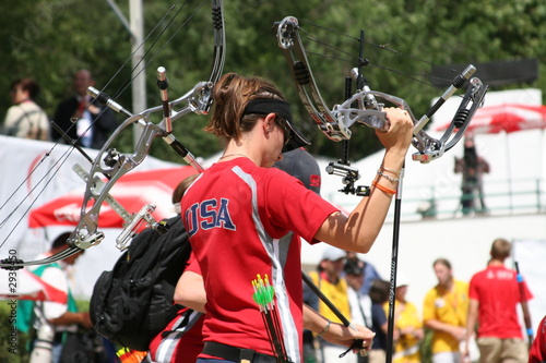 tiro con arco femenino