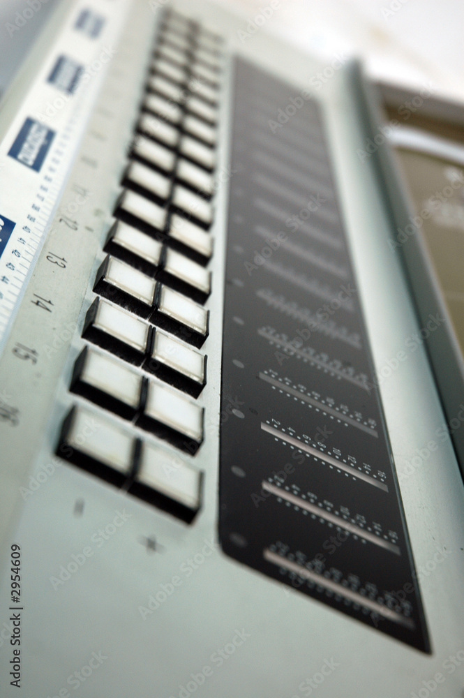 pupitre de clavier d'imprimerie