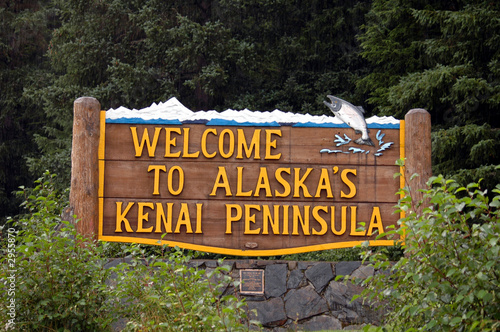 welcome to alaska's kenai peninsula photo