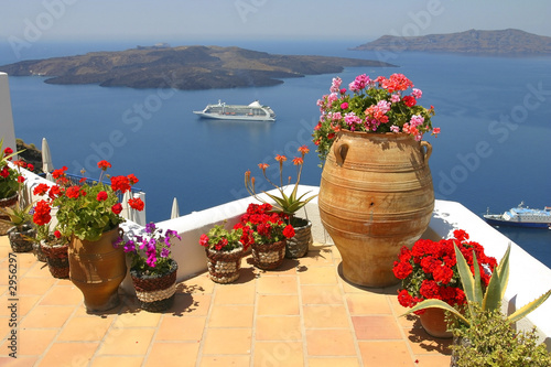 restaurant from santorini