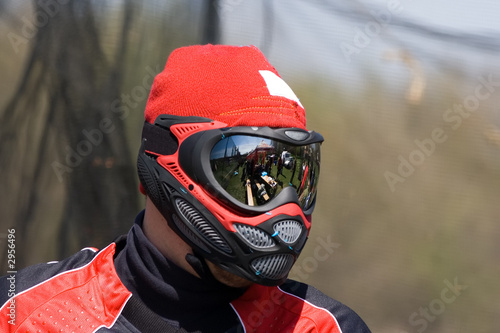 paintball player