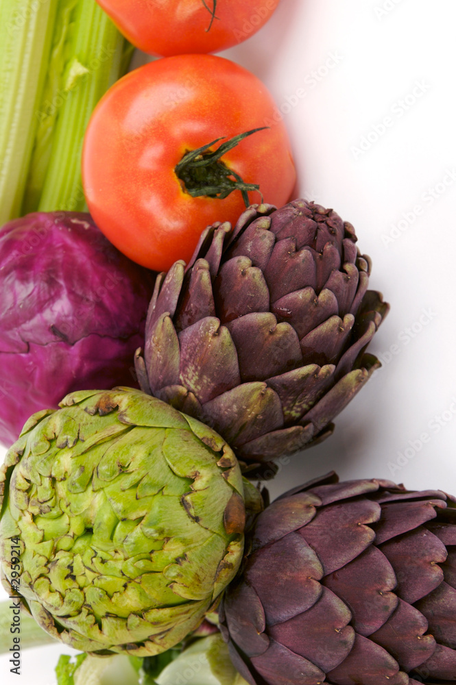 Fototapeta premium organic vegetables