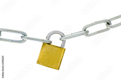 metal chain and lock