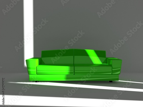 sofà green