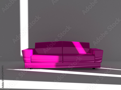 sofà pink