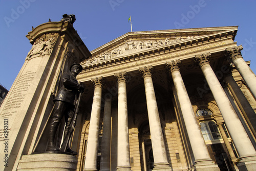 Canvas Print the royal exchange, london uk