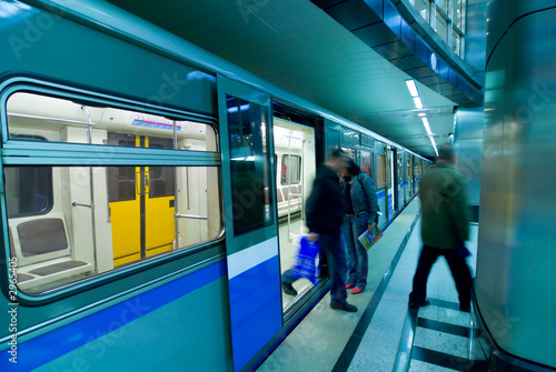 Photography moscow metro passengers