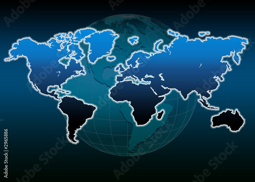world globe world map
