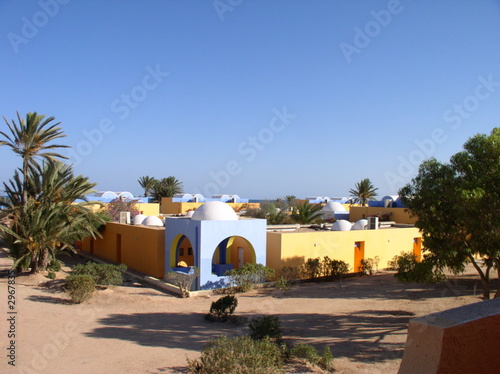 paysage de tunisie medina palmier