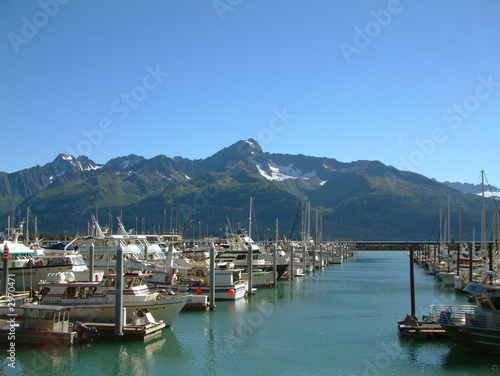 seward bay harbor in alaska