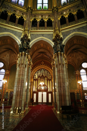 Photography budapest - interno del parlamento