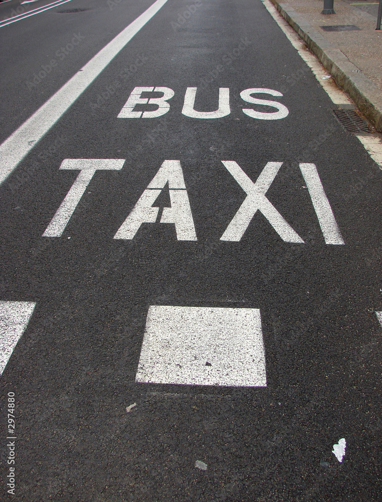 Fototapeta premium index of movement of transport on asphalt road