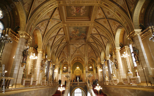 Photography budapest - interno del parlamento