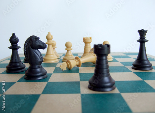 chess game – the king is dead
