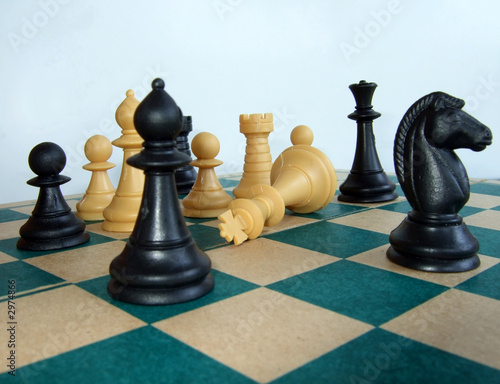 chess game – the king is dead