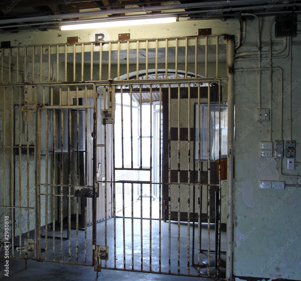 internal prison block view