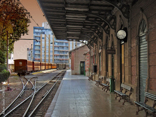 Canvas Print old station