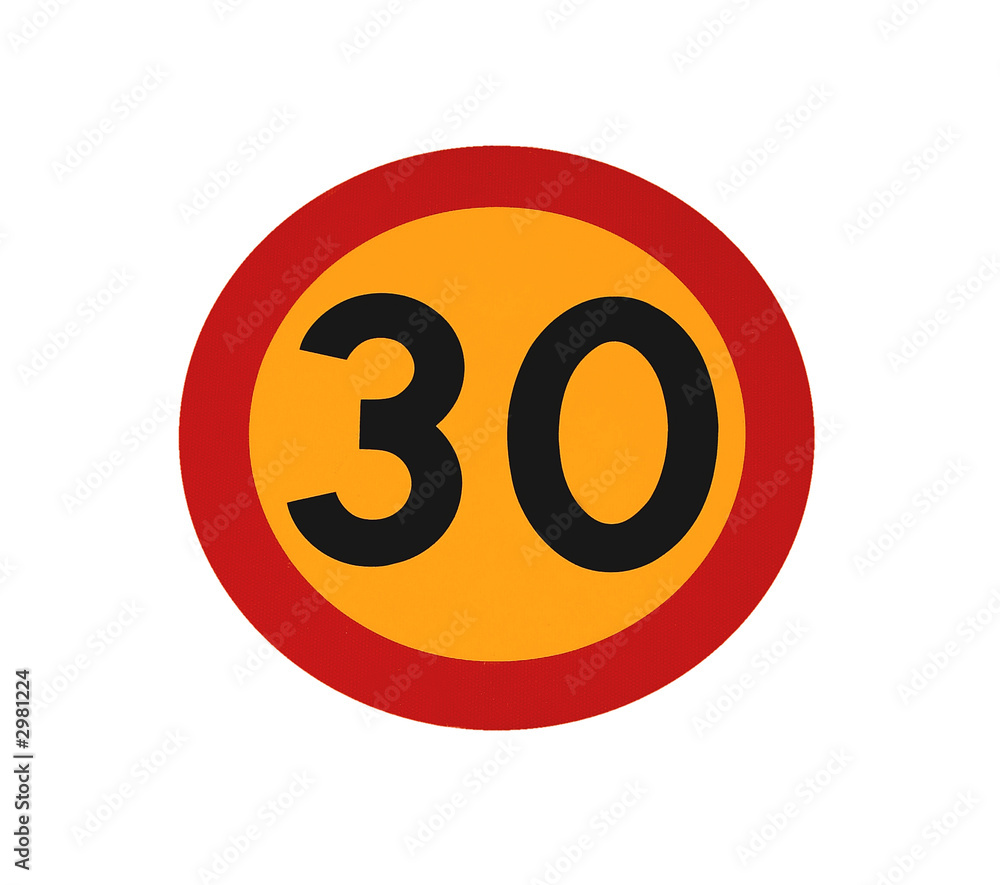 30 traffic speed limit 30 traffic speed limit