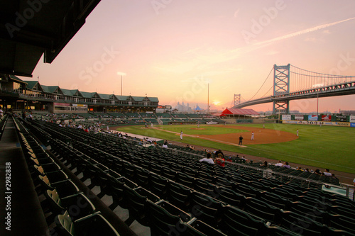 stadium by bridge