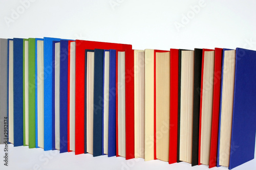 books in line