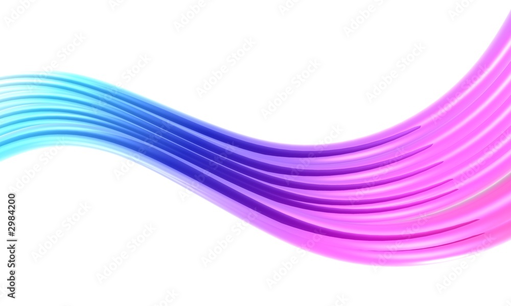 Fototapeta premium colorful curves wave