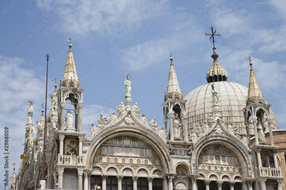 Ornate building in Venice, Italy.