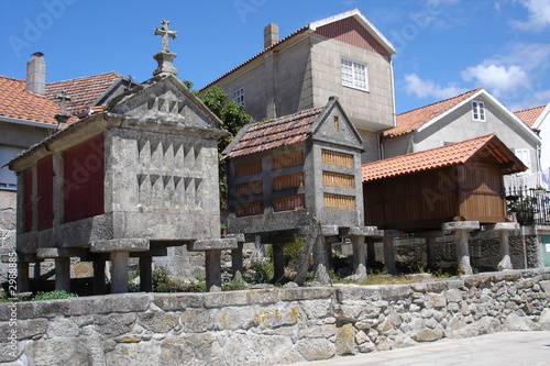 Tableau sur toile horreos à combarro