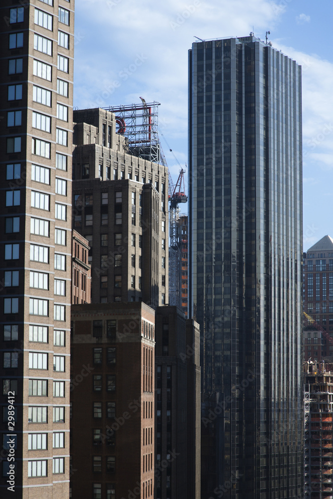 New York City skyscrapers.