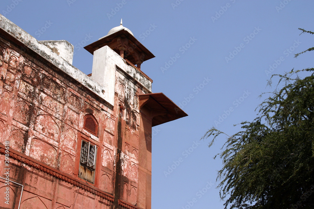 red fort tower
