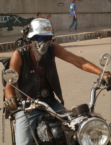 Vászonkép motorcyclist