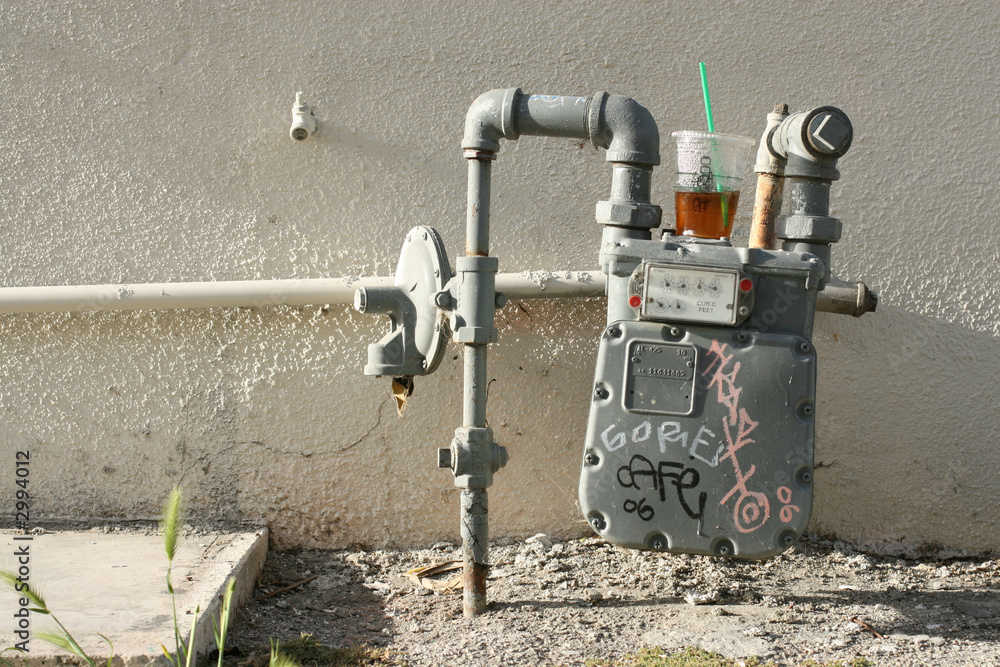 old water meter Stock Photo Adobe Stock