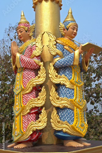 Obraz na plátně tachileik shwedagon statues