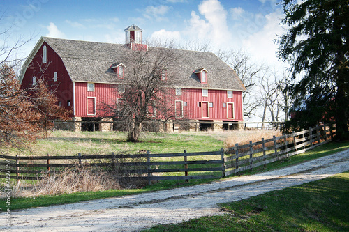 the old red barn