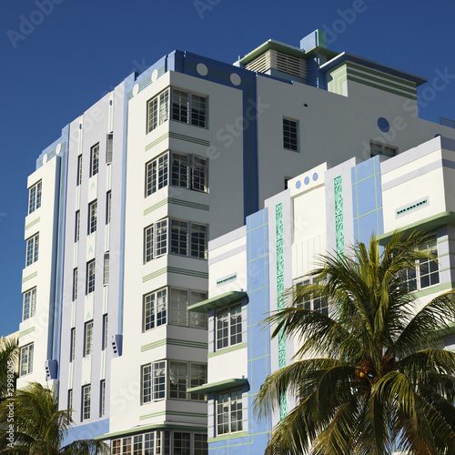 Art deco district of Miami, Florida, USA. © iofoto