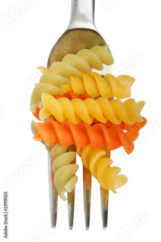 gabel mit pasta