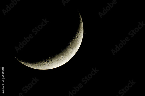 Photo crescent moon