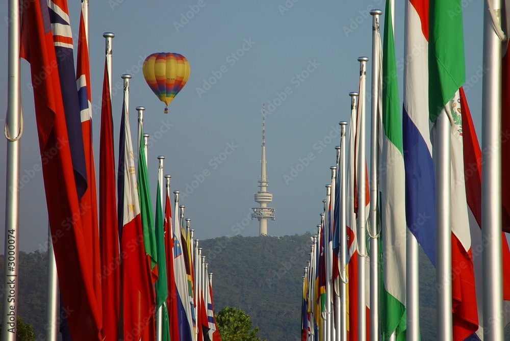 flags in canberra