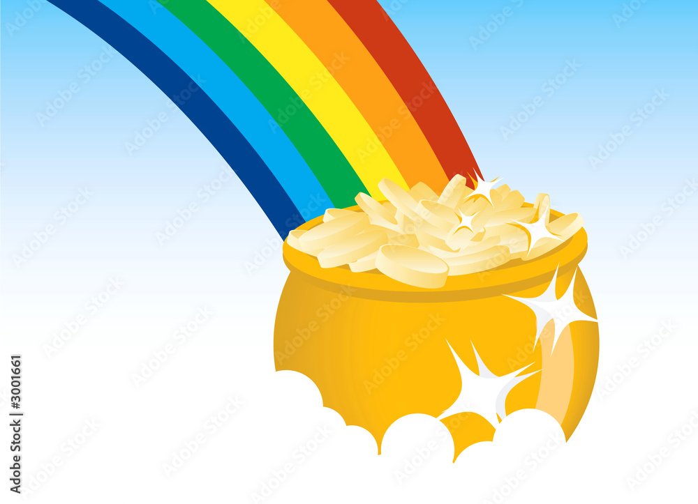 pot of gold Stock Photo | Adobe Stock