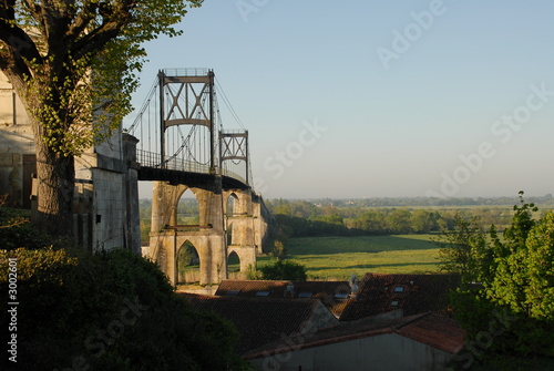 pont suspendu - tonnay-charente