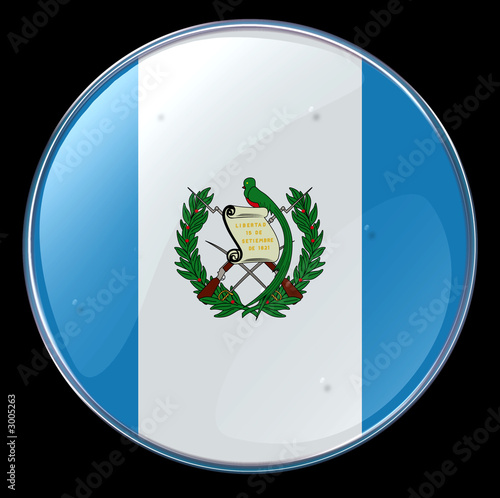 guatemala flag button