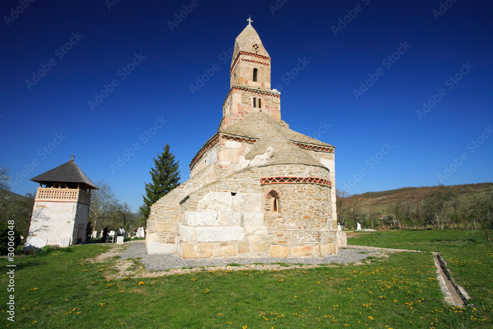 old church of densus, romania