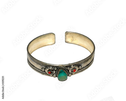 bracelet metal et pierre