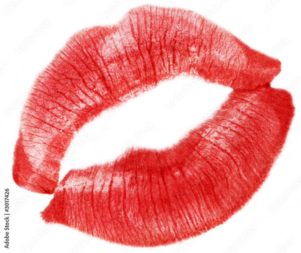 Obraz premium red lips