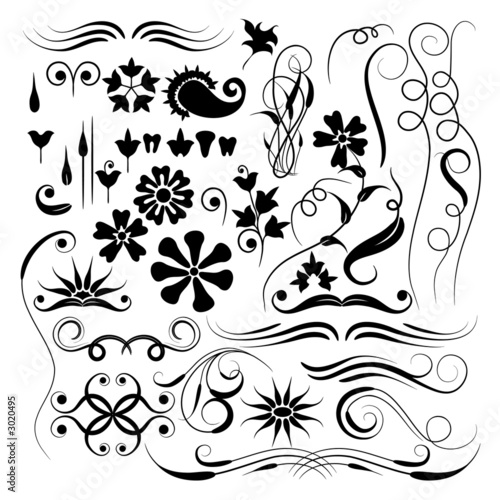 elements for design, brush