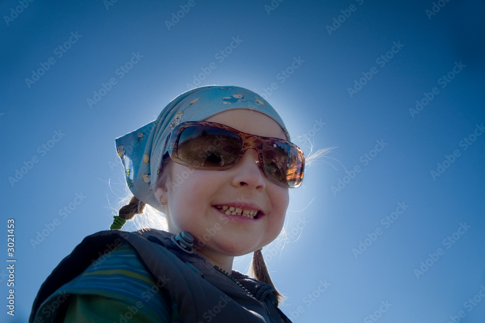 young girl portrait in the sun light young girl portrait in the sun light